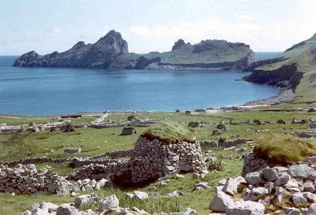 Village Bay on Hirta in the St Kilda archipelago